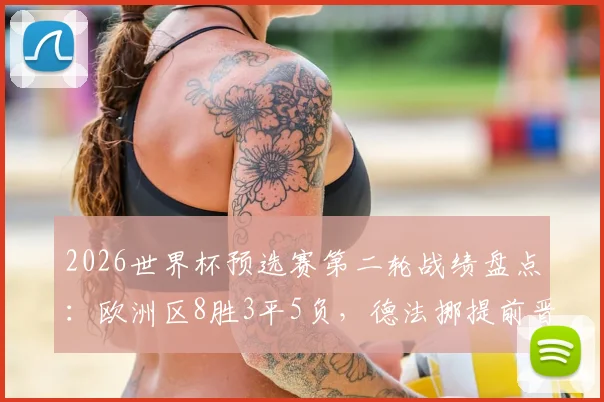 2026世界杯预选赛第二轮战绩盘点：欧洲区8胜3平5负，德法挪提前晋级土耳其遗憾出局