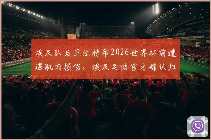 埃及队后卫法特希2026世界杯前遭遇肌肉损伤，埃及足协官方确认归期未定，最新伤情解读